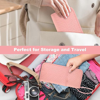 SITHON Hot Iron Holder & Mat, Heat Resistant Hair Tools Travel Bag Portable Hot - Image 6