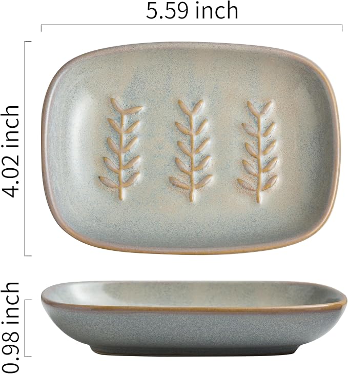 Ceramic Soap Dish Soap Holder, Soap Lift - Image 2