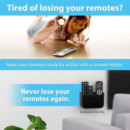 TotalMount Hole-Free Remote Holder – Eliminates Need to Drill Holes in Your Wall - Image 2
