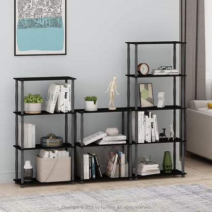 Furinno Turn-N-Tube 3-Tier Compact Multipurpose Shelf Display Rack - Image 2