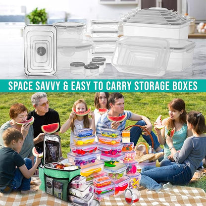 RockBerry 50 Pcs Large Food Storage Containers - Image 3