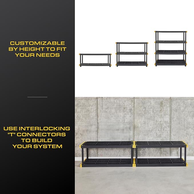 CX Black & Yellow, Shelving Unit and Heavy Duty Storage Containers, Extremely - Image 9