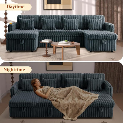 107'' Sectional Sleeper Sofa - Image 3