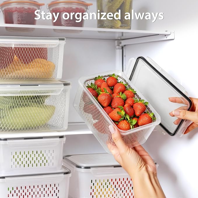 3 PCS Large Fruit storage Containers - Image 6