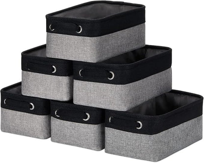 HNZIGE Storage Baskets for Storage Fabric Small Organizer Bins for Shelves by HNZIGE