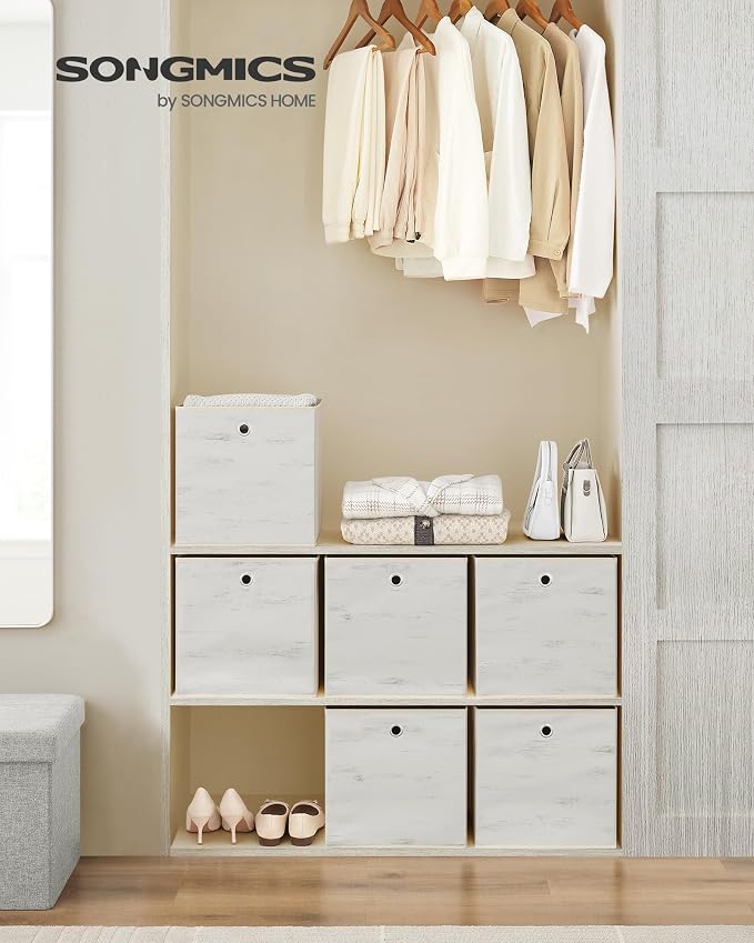 SONGMICS Storage Cubes, Foldable Oxford Fabric and Non-Woven Fabric Storage - Image 2