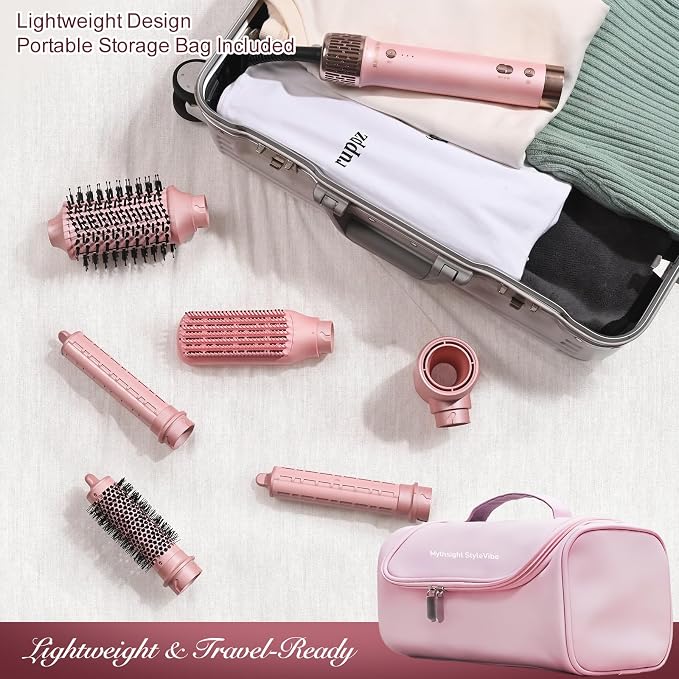 Dual Voltage StyleVibe 6-in-1 Air Styler, Hair Dryer & Blow Dryer Brush - Image 10