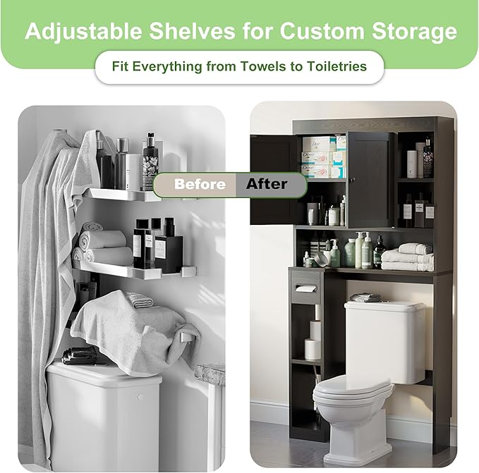Over The Toilet Storage Cabinet - Image 6