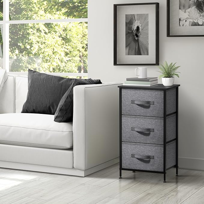 Sorbus Nightstand with 3 Drawers - Image 6