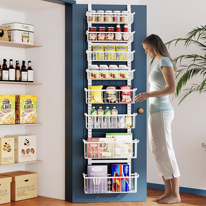 Over The Door Pantry Organizer, 8-Tier Over The Door Organizer - Image 8