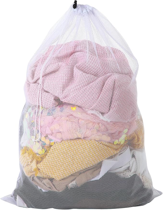 Berlune Large Mesh Laundry Bags, 24 x 36 Inch Bulk Wash Set by Berlune