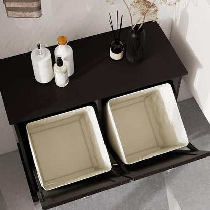 KEIKI Tilt-Out Laundry Sorter Cabinet - Image 4