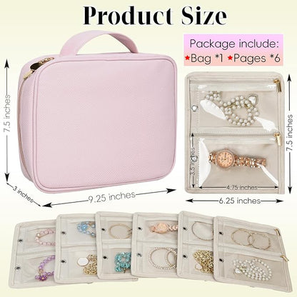 Travel Jewelry Organizer Case, Small Jewelry Bags - Image 2