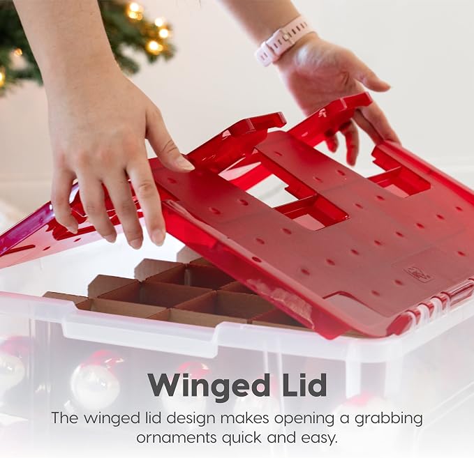 IRIS USA Ornament Storage Box - Image 9