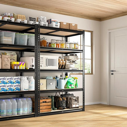 ROOMFAVE 3 Pack Garage Shelving 5 Tier Storage Shelves, 2200LBS Each | - Image 7