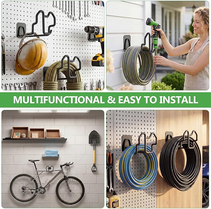 Heavy Duty Garden Hose Holder Wall Mount - Image 7