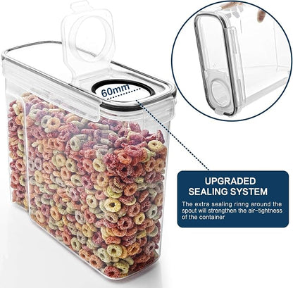 Cereal Container Set, MCIRCO Airtight Food Storage Containers Set of 6 - Image 4