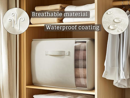 Large Canvas Clothes Storage Bags - Image 2