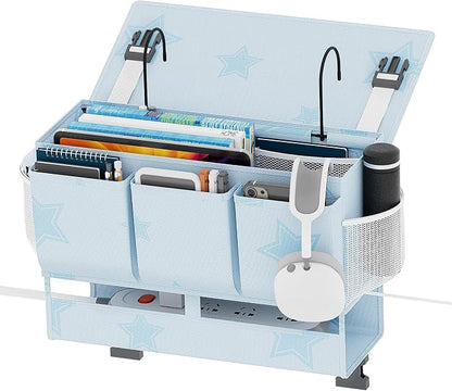homyfort Bedside Caddy Organizer, Dual-Purpose Bedside Storage by homyfort