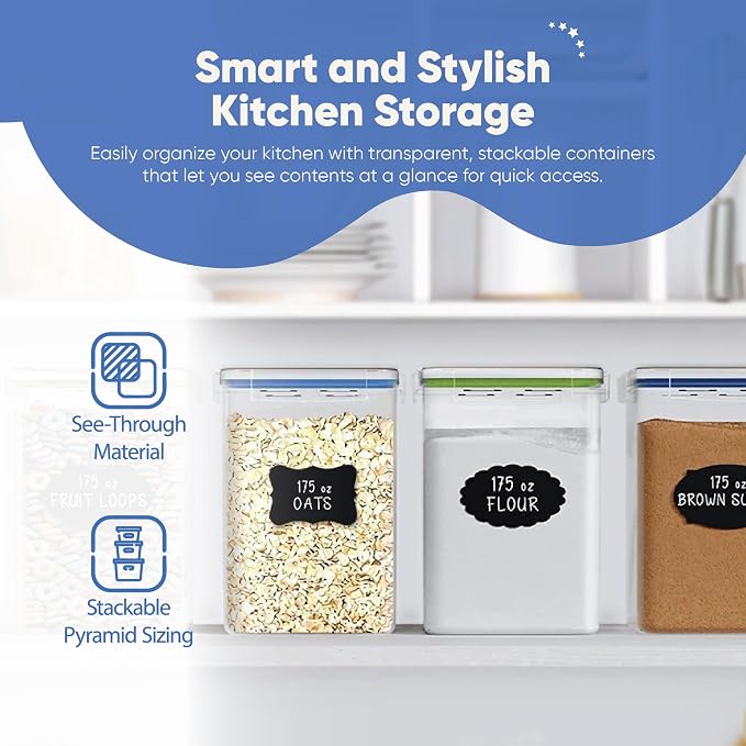 Chef's Path Large Airtight Food Storage Containers - Image 5