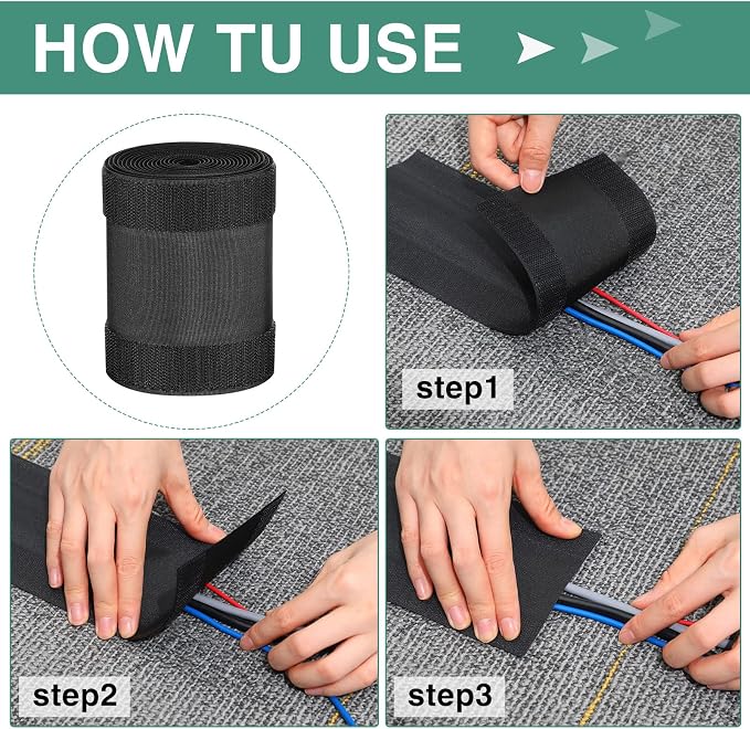 WILLBOND Carpet Cord Cover Cable Protector Floor Cover Cable Protector - Image 5