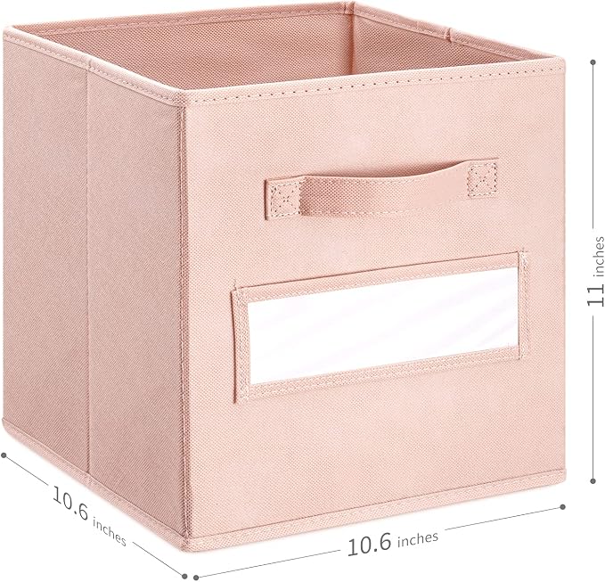 11 Inch Storage Cube, Storage bin, cube storage Foldable Fabric Cube Storage - Image 3