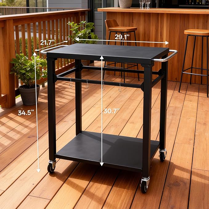 Endark Rolling Dining Table - Image 3