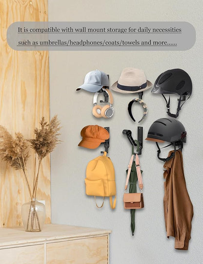 Universal Helmet Wall Mount Organizer 2 Pack, Helmet Rack - Image 6