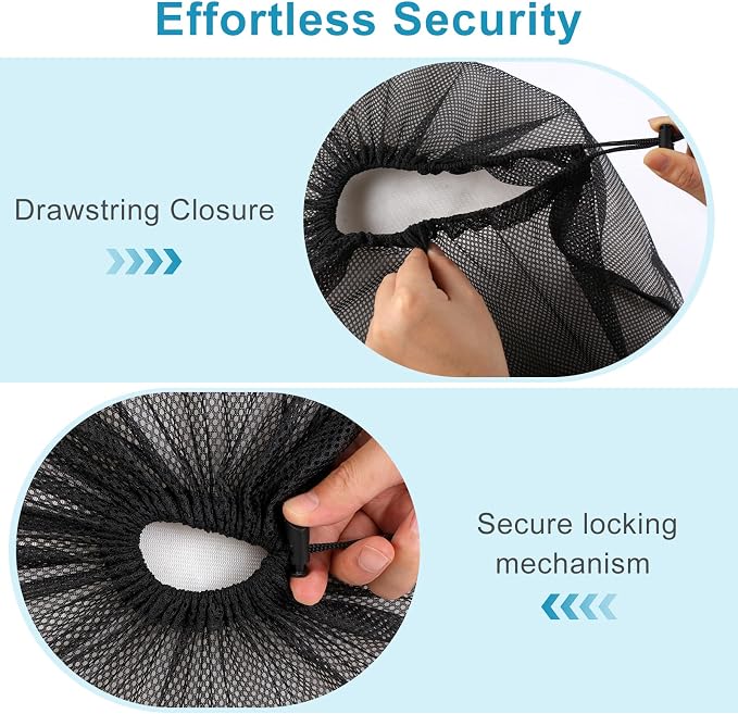 3 Pack Mesh Laundry Bags, 2 Large & 1 Small Breathable Mesh Laundry Bag - Image 5