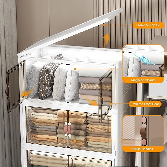 Extra Large Stackable Storage Bins - Image 7