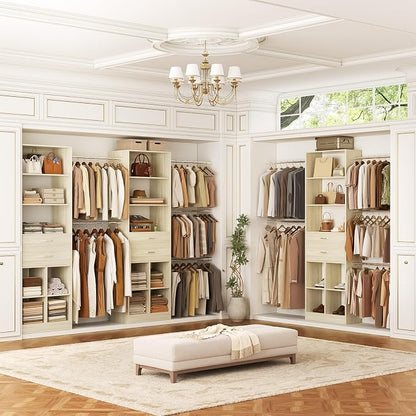 Besiost Closet System, 4-8 FT Closet Organizer Tower - Image 2
