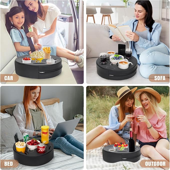 INNO STAGE Couch Cup Holder Pillow-Sofa Cup Holder | Couch Caddy Drinks - Image 6