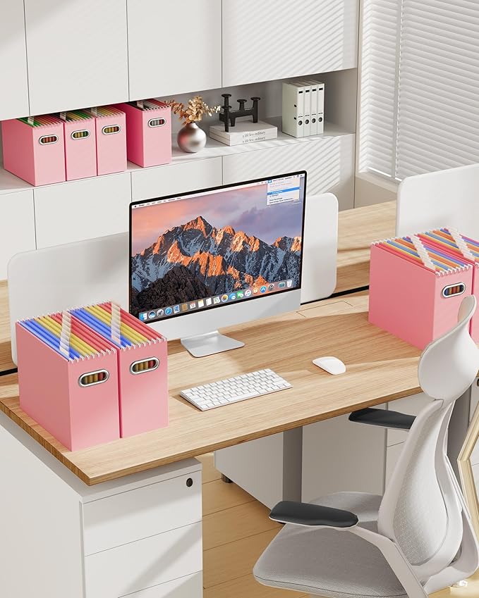 Portable Collapsible Cardboard File Box - Image 3