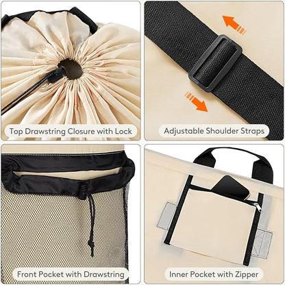 Lifewit Laundry Bag, Extra Large Laundry Backpack - Image 4