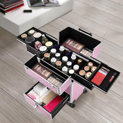Rolling Makeup Case, Nail Storage Box - Image 9