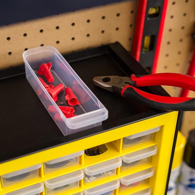 IRIS Plastic Hardware Storage Drawer, 44 Drawer Parts Cabinet - Image 6