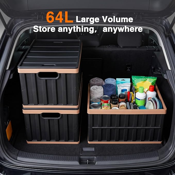 Citylife 64L Collapsible Storage Bins - Image 2
