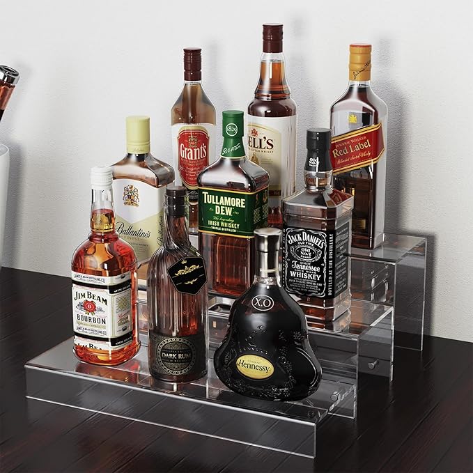 3 Tiers Bar Shelves for Liquor Bottles - Image 4