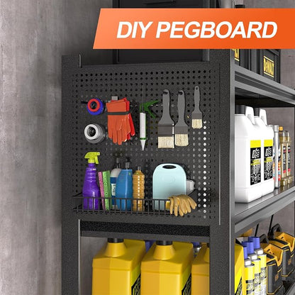 Metal Garage Shelving Unit, Heavy Duty Adjustable Industrial Storage Shelves - Image 8