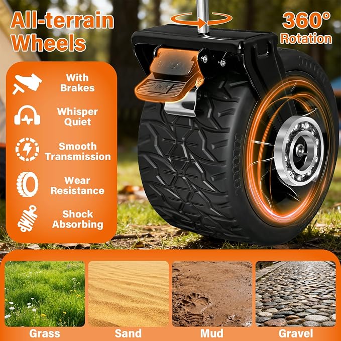 Extra-Large Heavy-Duty Wagons carts Foldable - Image 6
