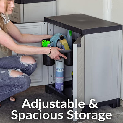 Sunnydaze 25.5" Garage Storage Cabinet - Image 4