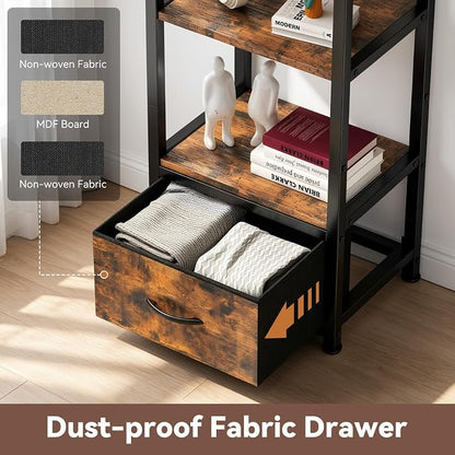Housolution 6 Tier 60.6" Tall Bookshelf - Image 5