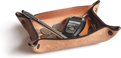 Main Street Forge Leather Valet Tray by MainStreetForge
