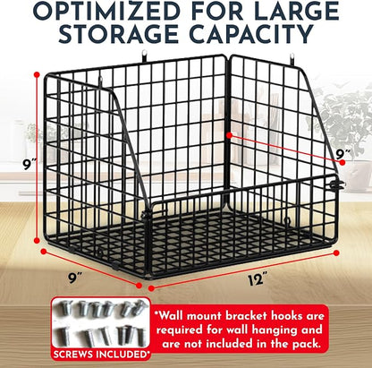 3x Stackable Hanging and Counter Baskets, Hanging Fruit Baskets - Image 3