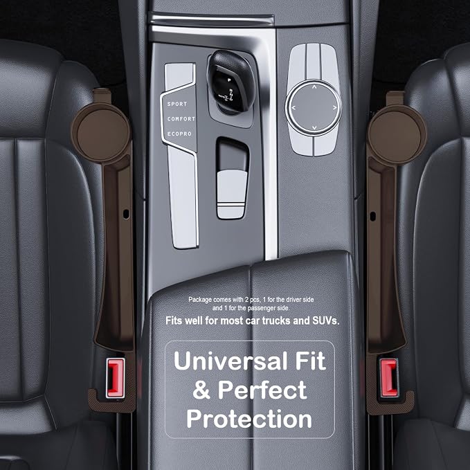 Car Seat Gap Plug with Storage Slot, Auto Gap Filler Organizer with Cup Holder - Image 5