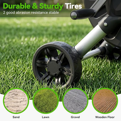 Upgrade Garden Hose Reel Cart, Holds 200 Feet of 5/8-Inch Hose, Hose Reel Cart - Image 6