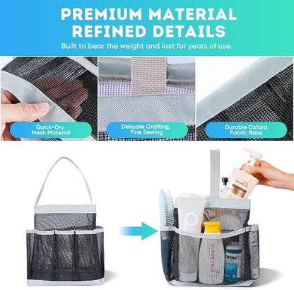 EUDELE 2 Pack Mesh Shower Caddy Portable - Image 3