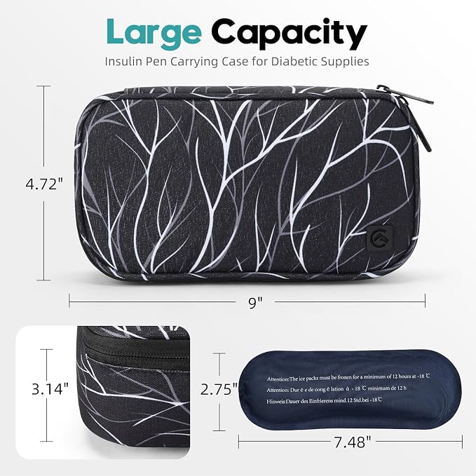 ALLCAMP Insulin Cooler Travel Case Diabetic Medication Cooler - Image 6