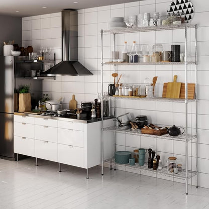14" Deep x 54" Wide x 86" Height Wire Shelving Kit | 5-Tier | NSF Commercial - Image 7