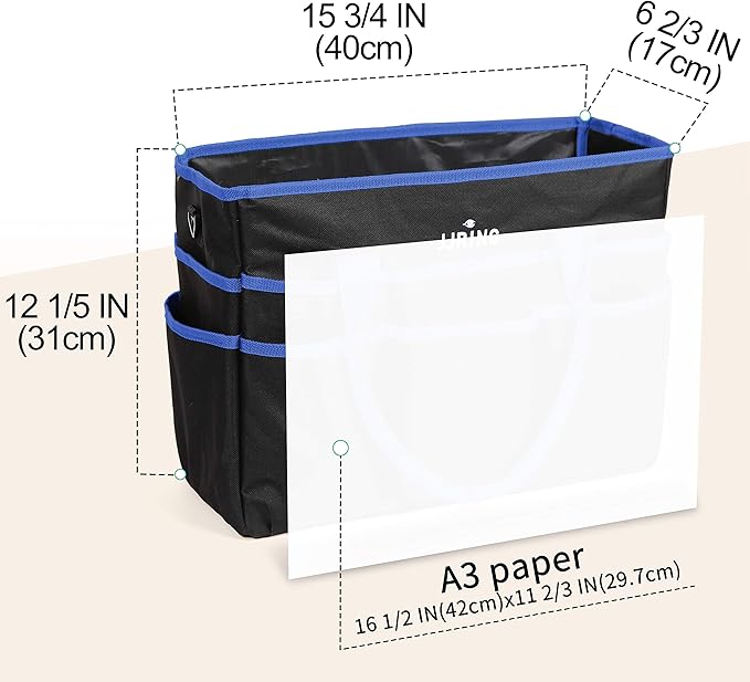 Large Multi-Functional Carrying Bag, 600D Nylon Artist Tote Bag - Image 2